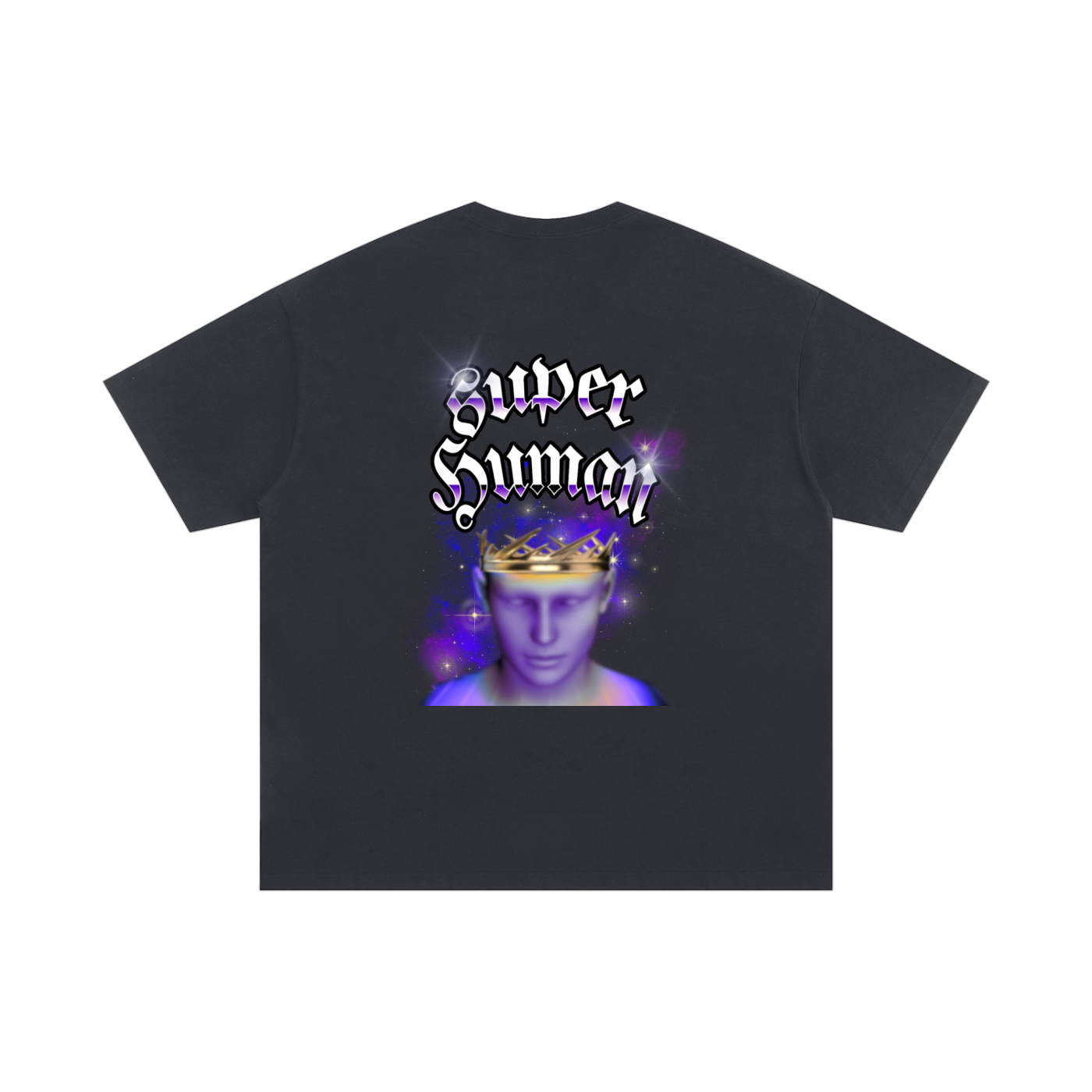 SUPER HUMAN Unisex Oversized Cotton T-Shirt