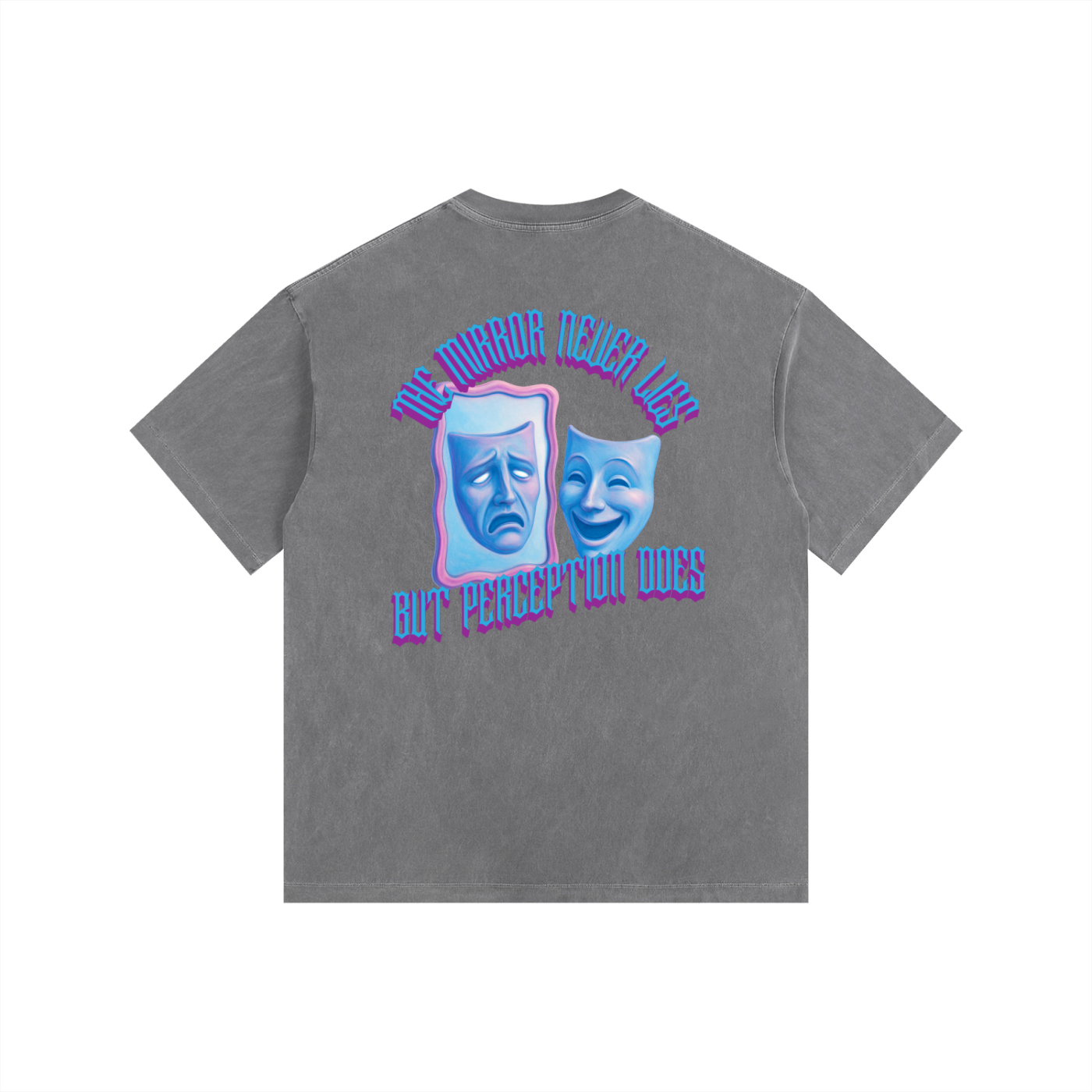 Miror never lies - Vintage Washed Oversized Cotton T-Shirt