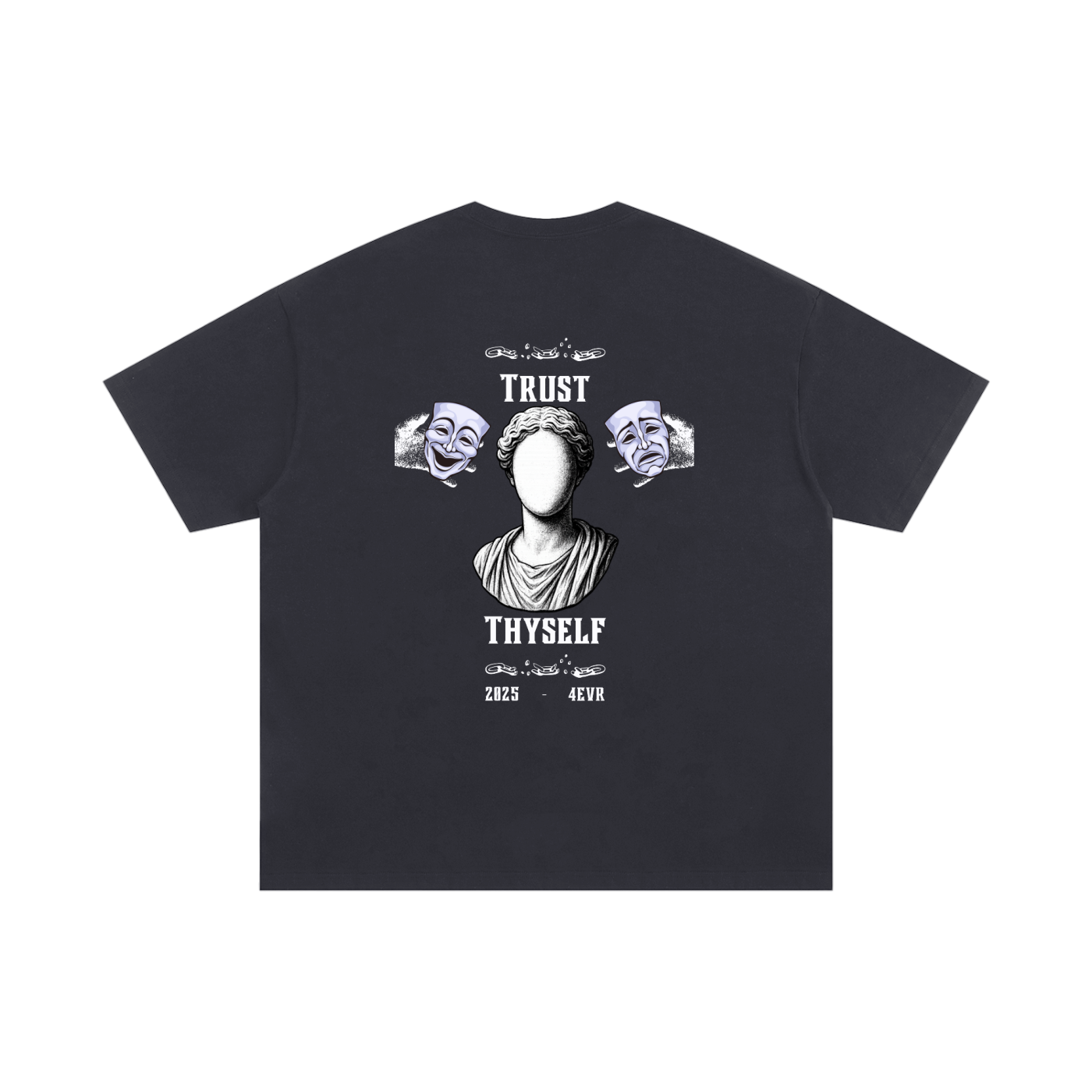 TRUST THYSELF Oversized Cotton T-Shirt
