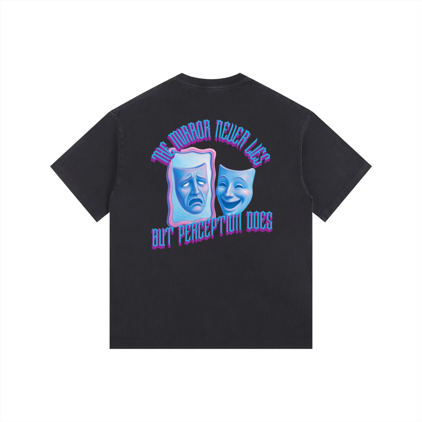 Miror never lies - Vintage Washed Oversized Cotton T-Shirt