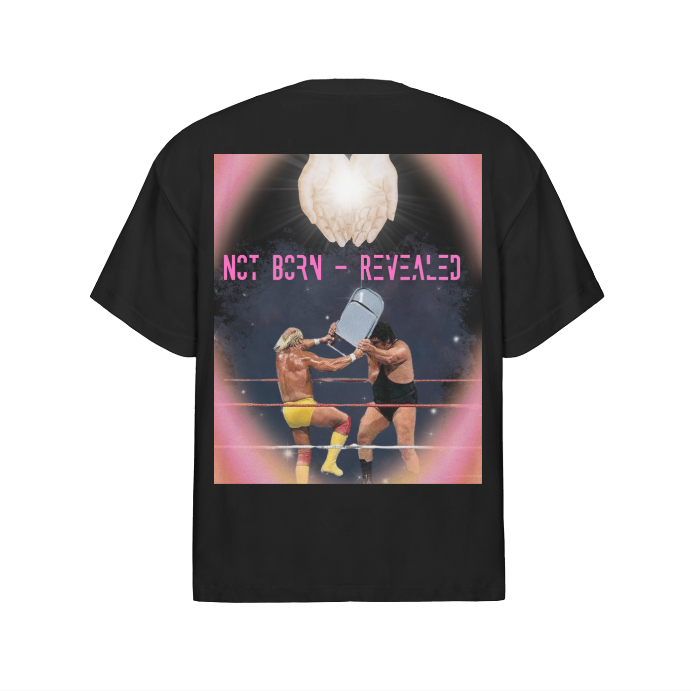 NOT BORN-REVEALED Oversized Cotton T-Shirt