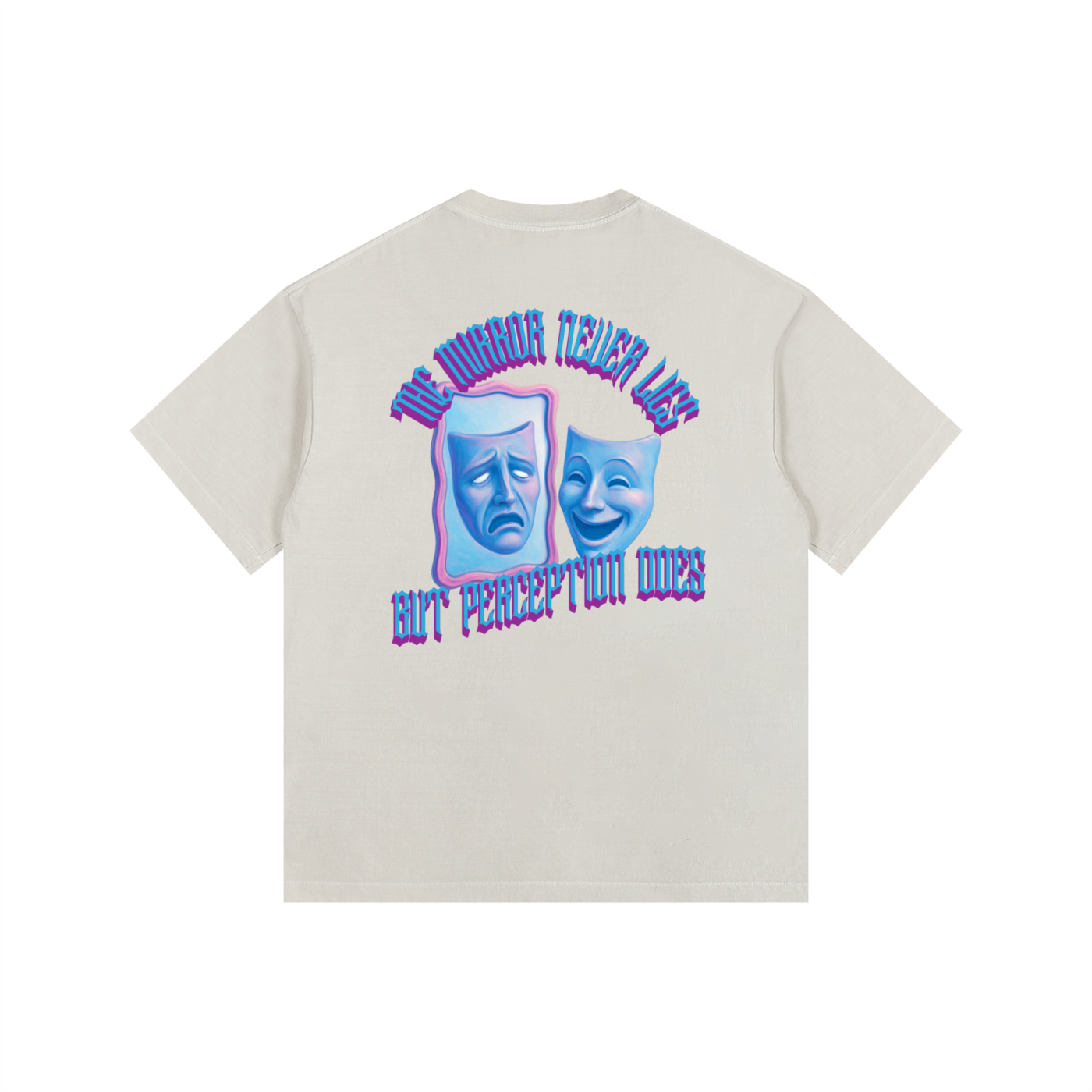 Miror never lies - Vintage Washed Oversized Cotton T-Shirt