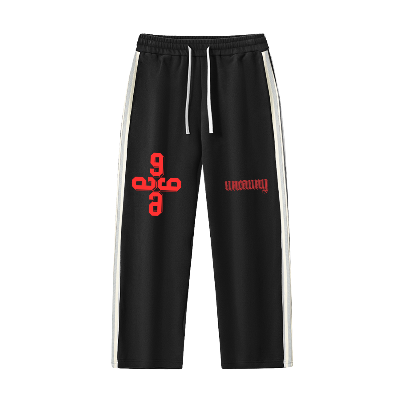 N9NE Side-Stripe Straight-Leg  Pants